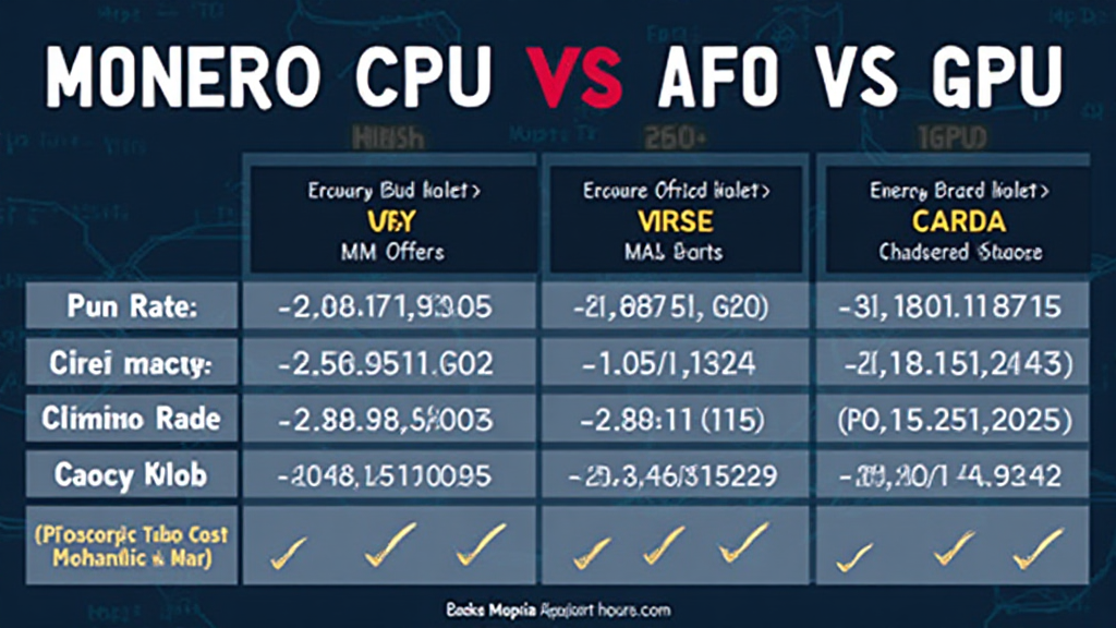monero mining cpu vs gpu performance