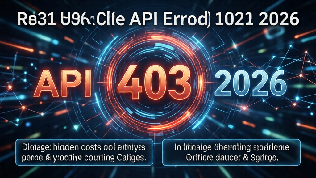 Common Causes and Fixes for API Error 403 in 2026